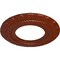 Ekena Millwork Claremont Ceiling Medallion (Fits Canopies up to 5 5/8"), 9"OD x 4 1/2"ID x 1/2"P, Firebrick CM09CLFIF - alternate 5